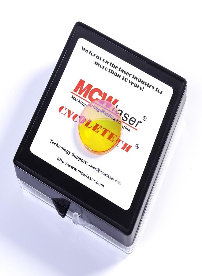 MCWlaser عدسة تركيز ليزر MCWlaser CVD ZnSe، قطرها 12 مم، طولها البؤري 2 بوصة/ 50.8 مم، مناسبة لماكينات النقش بالليزر CO2 عالية الطاقة بقدرات 80 واط، 100 واط، 130 واط، 150 واط، 180 واط، و200 واط. - Image 3